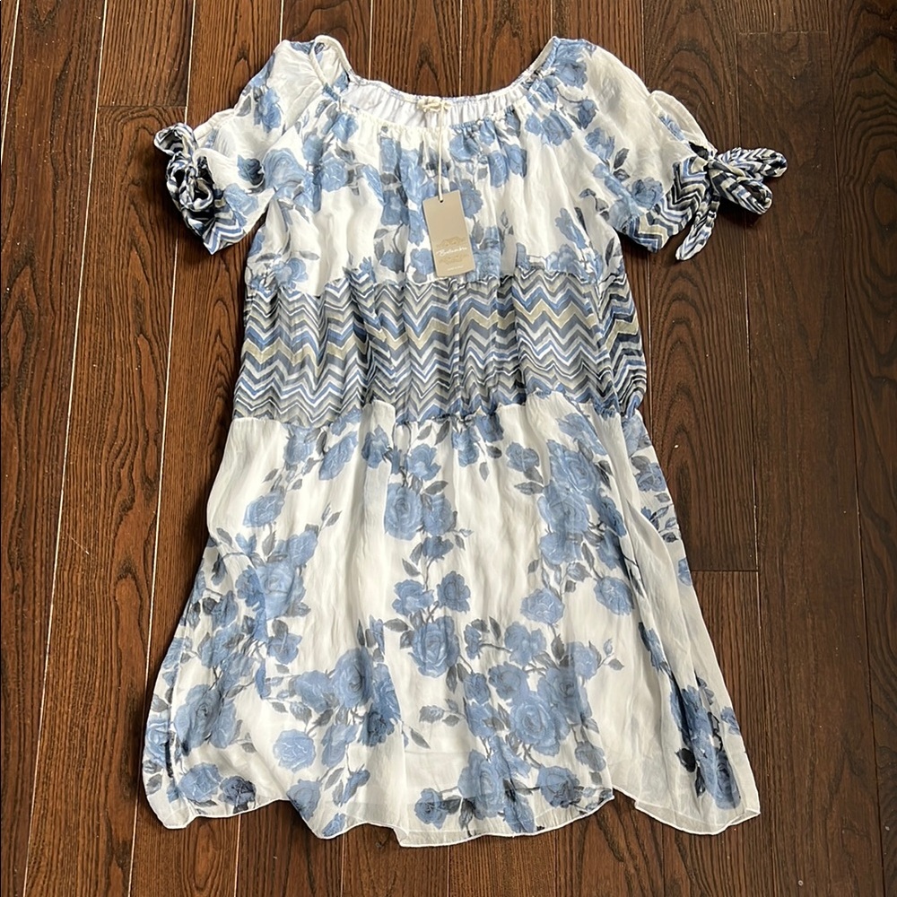 Bellambra silk Blue Floral Dress